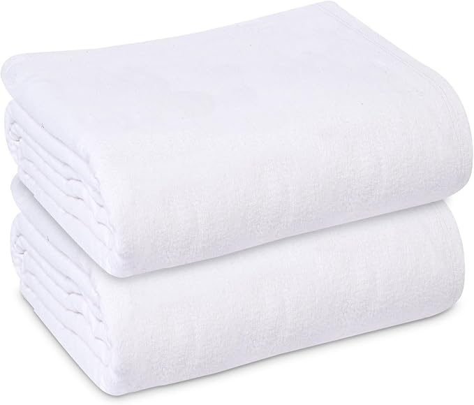 Linteum Textile 100% Cotton Hospital Patient Bath Blanket, Bed Bath Sheet by LinteumTextileSupply