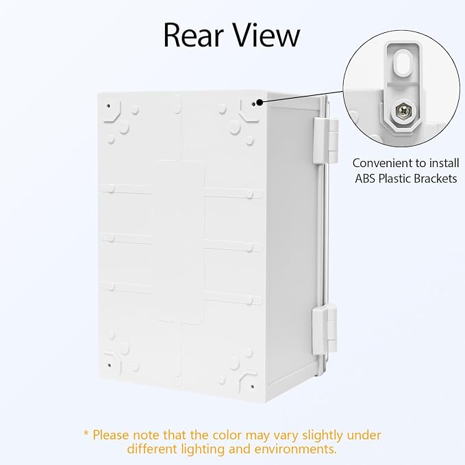 Junction Box, IP65 Waterproof Dustproof ABS Plastic Enclosure, Outdoor and - Image 5