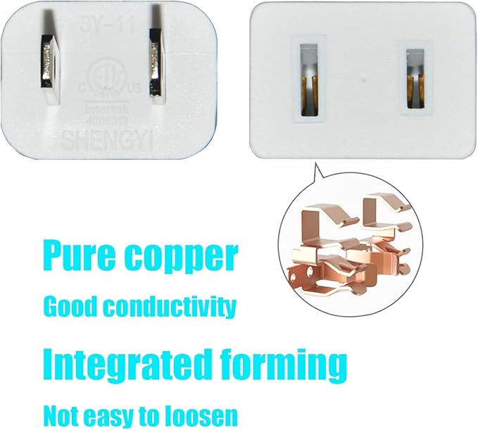 2 Prong Extension Cord for Indoor/Outdoor Use 15ft Long - Image 4