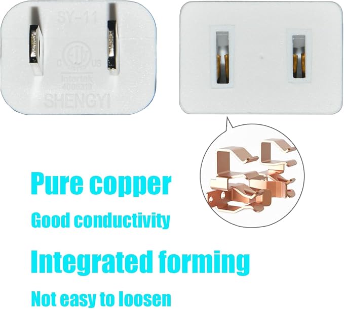 Brown Extension Cord 15FT Flat Extension Cord - Image 4