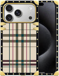 for iPhone 17 Pro Max Case Luxury Golden Decoration by Unknown