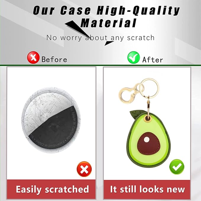 Leather Keychain Holder Case Compatible - Image 4