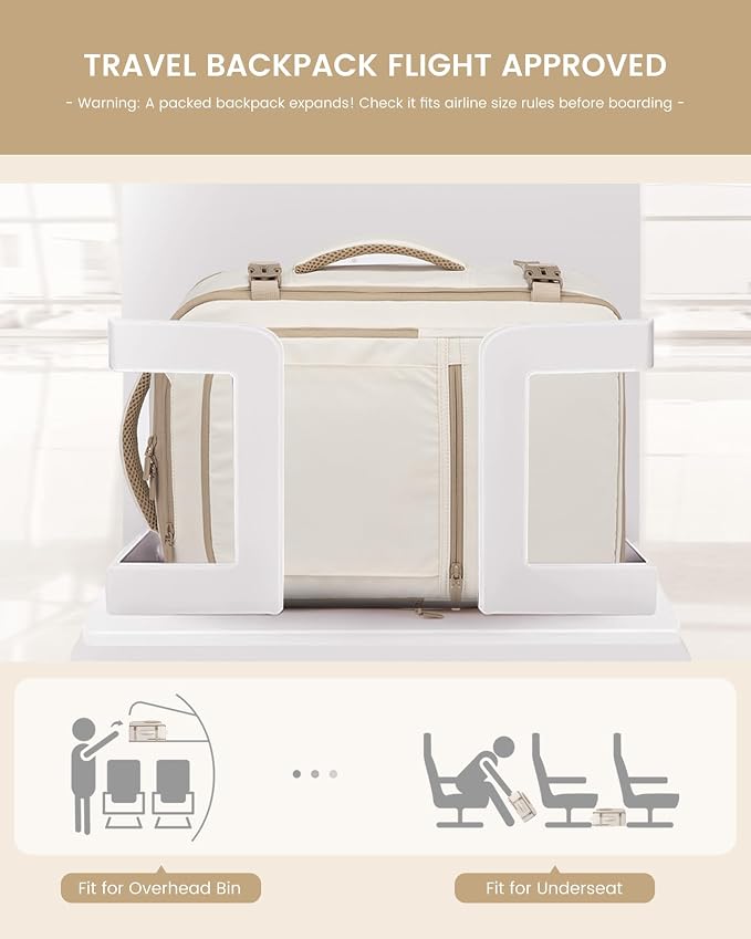 LOVEVOOK Travel Backpack for Women & Men, 60L Large Carry On Backpack Airline - Image 5