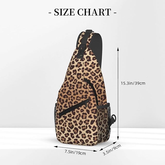 Leopard Print Crossbody Sling Bags - Image 2