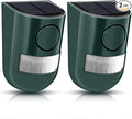 Qualirey Solar Sound and Light Alarm Motion Sensor 129db Outdoor Security Siren by Acomfortablehomestartshere