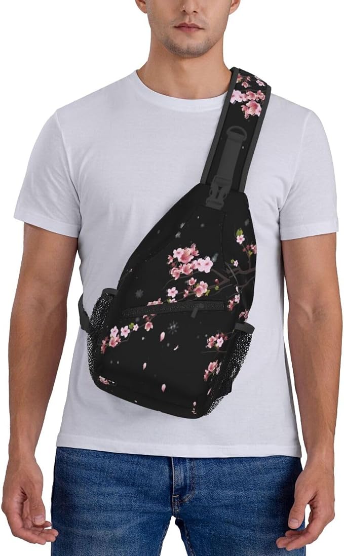 Cherry Blossom Crossbody Sling Bag - Image 6