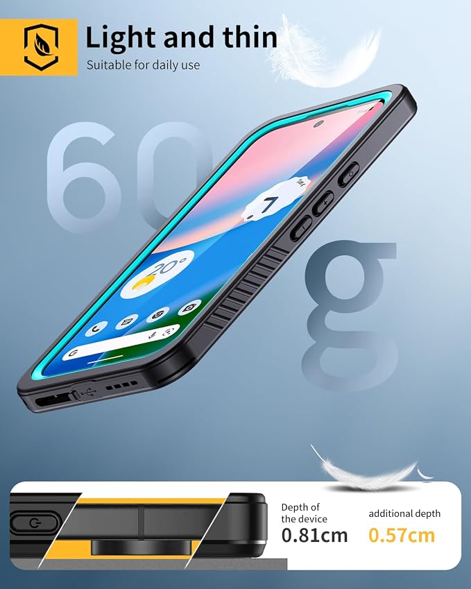 Lanhiem for Pixel 10 Case, IP68 Waterproof Dustproof Shockproof Case - Image 5