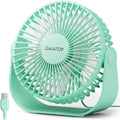Gaiatop USB Desk Fan, 3 Speeds Strong Airflow, 5.5 Inch Portable 90° Rotate by GAIATOP