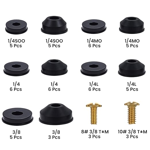 Xindojuz 58 PCS Hose Bib Repair Kit, Outdoor Faucet Washers Assorted Kit - Image 2