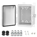 LeMotech Electrical Box, IP67 Waterproof Hinged Cover Stainless Steel Latch by LeMotech