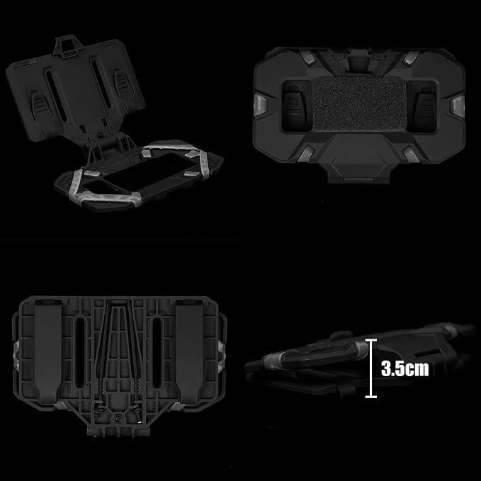 Zhongren Tactical Plate Carrier Vest Attachments Universal Phone Chest Mount - Image 3