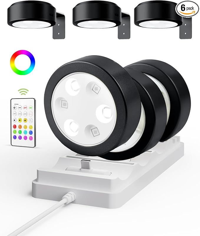 EZVALO Picture Lights for Wall, Rechargeable Battery Magnetic Poster Lights by EZVALO