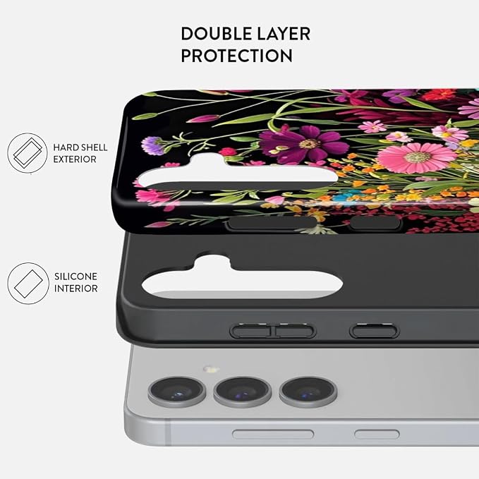 Compatible for Samsung Galaxy S25 Plus 5G Case, Dual Layer Heavy Duty 2 in 1 - Image 2