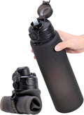 TakeToday Collapsible Water Bottles 32oz, Foldable Travel Bottle, TSA-Approved by TAKETODAY