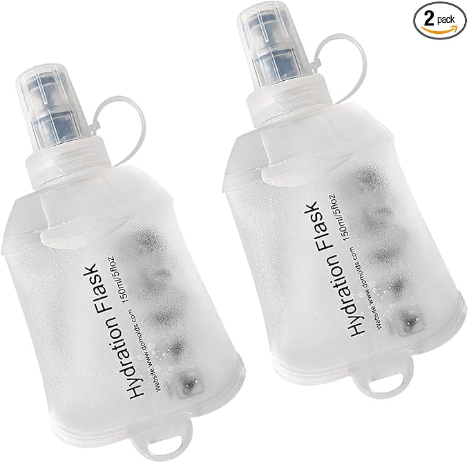 WILDREEDS 150ml Soft Flask, TPU Collapsible Soft Water Bottle by WILDREEDS