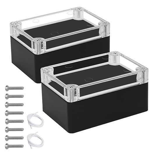 LeMotech Junction Box with Clear Cover IP65 Waterproof Project Box Dustproof by LeMotech