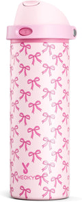 24 oz Insulated Water Bottle for Women: Meoky Stainless Steel Metal Water Bottle by MEOKY