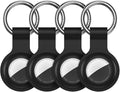 Compatible with AirTag Holder Case Keychain 4 Pack, by HATALKIN