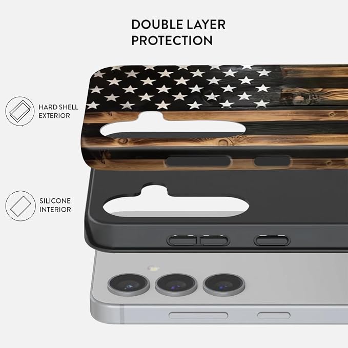 Compatible for Samsung Galaxy S26 Plus 5G Case, Dual Layer Heavy Duty 2 in 1 - Image 2