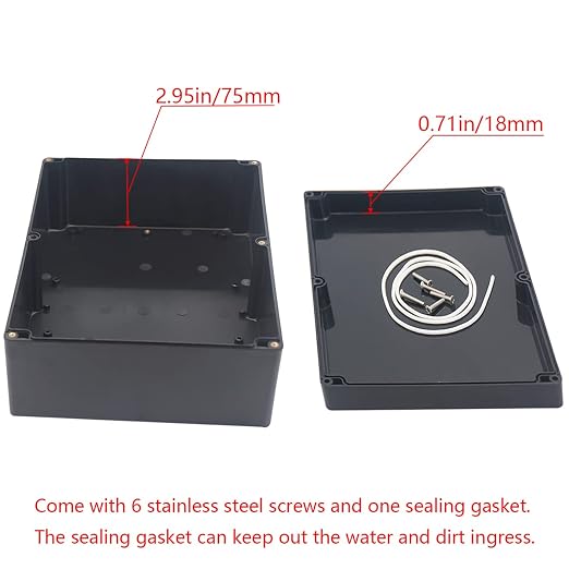 Project Box IP65 Waterproof Junction Box ABS Plastic Electrical Boxes DIY - Image 4