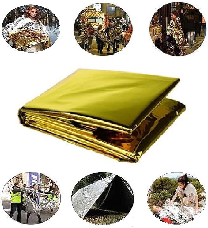 GALAXYLENSE Emergency Mylar Thermal Blanket - Image 3