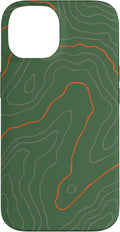 Backcountry Topo Guide Orange Lines Topographical Map Case by Unknown