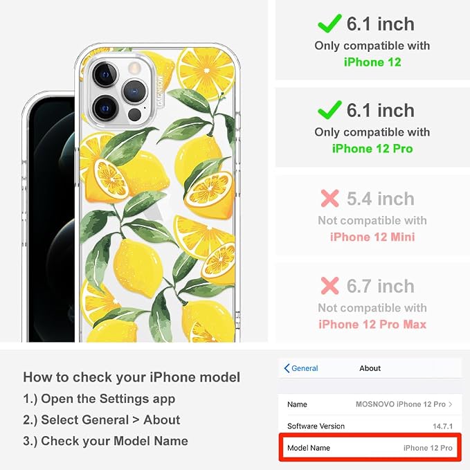 MOSNOVO Case for iPhone 12 & iPhone 12 Pro - Image 2