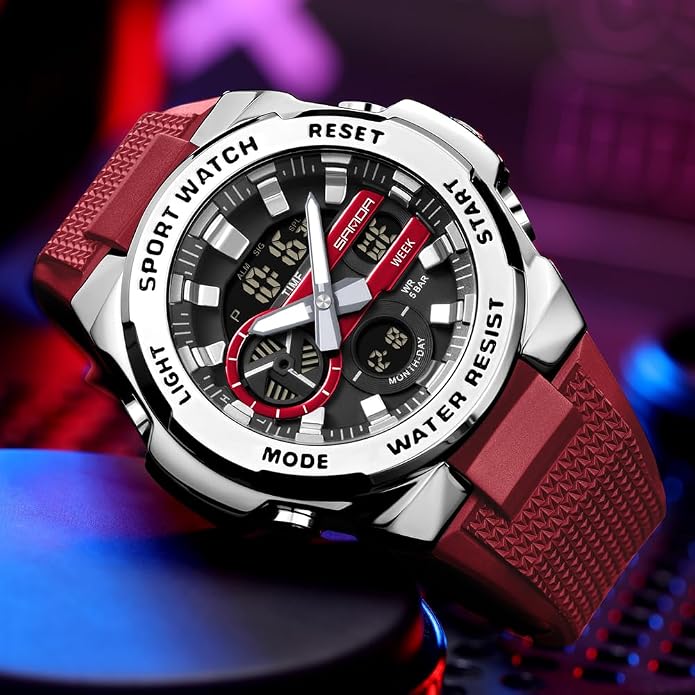 FANMIS Mens Military Multifunction Digital LED Watch Electronic Waterproof - Image 4