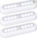 STAR-SPANGLED 3 Pack 7” Motion Sensor Lights Indoor Battery Operated, Stick on by STAR-SPANGLED