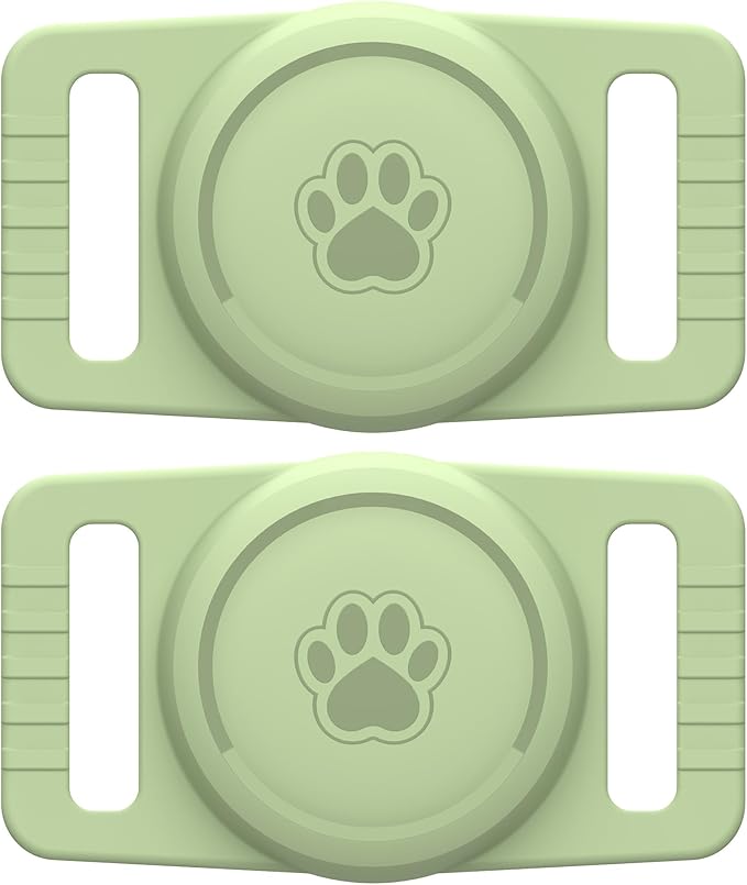 GOCII for Airtag Dog Collar Holder 2 Pack, Waterproof Dog Collar Holder for by GOCII