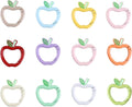 12 Pack Cute Carabiner Keychain Clips, Apple Shape Carabiner Clip Aluminum Clips by Unknown