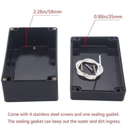 Project Box IP65 Waterproof Junction Box ABS Plastic Electrical Boxes DIY - Image 4