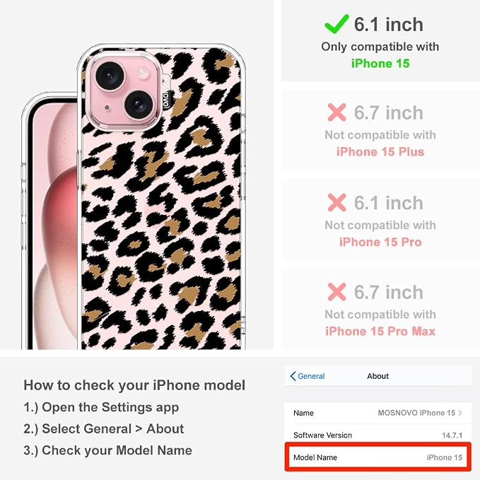 MOSNOVO Case for iPhone 15 - Image 2