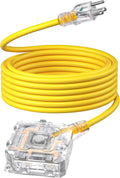 DEWENWILS 25FT Outdoor Heavy Duty Extension Cord, 14 AWG SJTW Power Cord by DEWENWILS