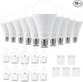 DEBAOBULB 10 Pack Rechargeable Emergency Light Bulbs, Battery Powered LED Light by DEBAOBULB