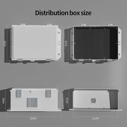 Namunanee Outdoor Electrical Junction Box, ABS Water Resistant Enclosure - Image 3