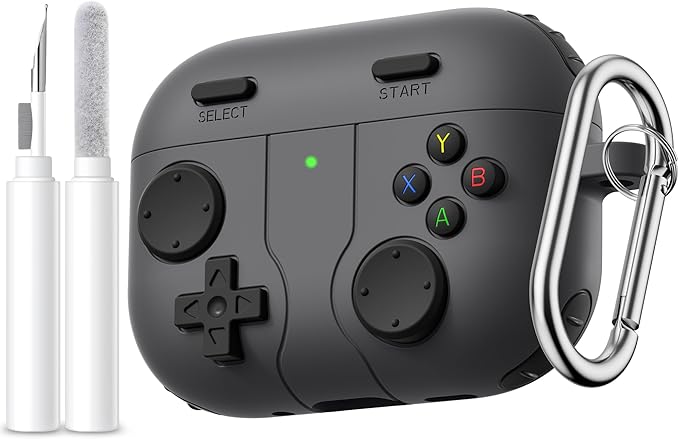 Getino Game Case for AirPods Pro 3 Case 2025, Shockproof Silicone Cover for by Getino