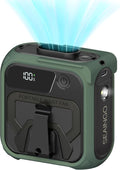 SEAINGO Portable Waist Fan Rechargeable – 10000mAh, 42 ft/s Max, 5 Speeds by SEAINGO