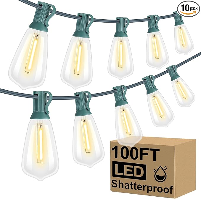 Brightever LED Outdoor String Lights 100FT by Brightever