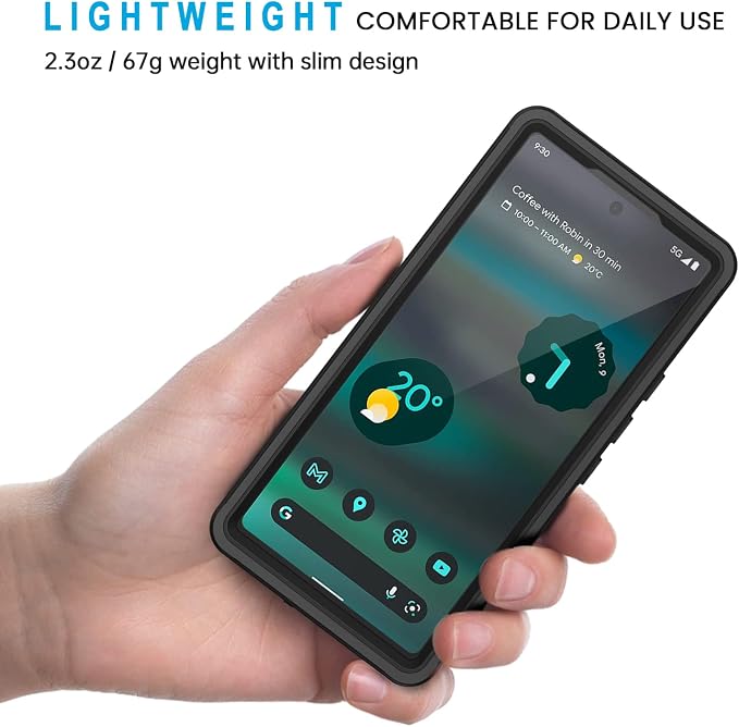 Lanhiem for Google Pixel 6a Case, IP68 Waterproof Dustproof - Image 2