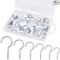 75 Pcs Ceiling Hooks for Hanging Plants, Utensils Vinyl Coated Screw-in Mug by Etoolia