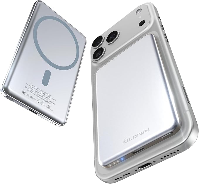 ULiXWH for Magsafe Portable Charger for iPhone, 2026 Upgrade 5000mAh Fast by ULiXWH