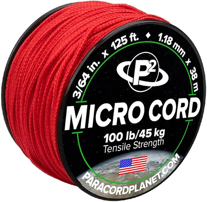 Paracord Planet Micro Paracord – Thin Braided Cord by ParacordPlanet