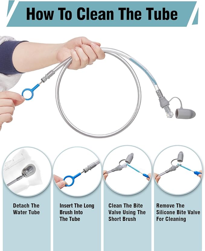 Zelvot 2L-3L Hydration Bladder Kit, 6 in 1 Water Bladder - Image 6