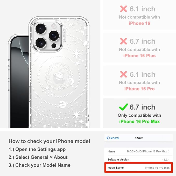 MOSNOVO Case for iPhone 16 Pro Max - Image 2