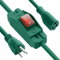 Outdoor Waterproof On/Off Switch Extension Cord, Heavy Duty 125v/250v SJTW Cord by EasyToOperateLow-CostSolution