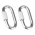 2Pcs 3.5 Inch 304 Heavy Duty Stainless Steel Screw Chain Quick Links, 2000 LBS by Vmuter