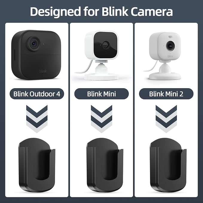 Blink Camera Mount, 3 Pack Adhesive Wall Mount Bracket - Image 2