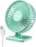 Gaiatop USB Desk Fan, Small But Powerful, Personal Portable Quiet 3 Speeds by GAIATOP