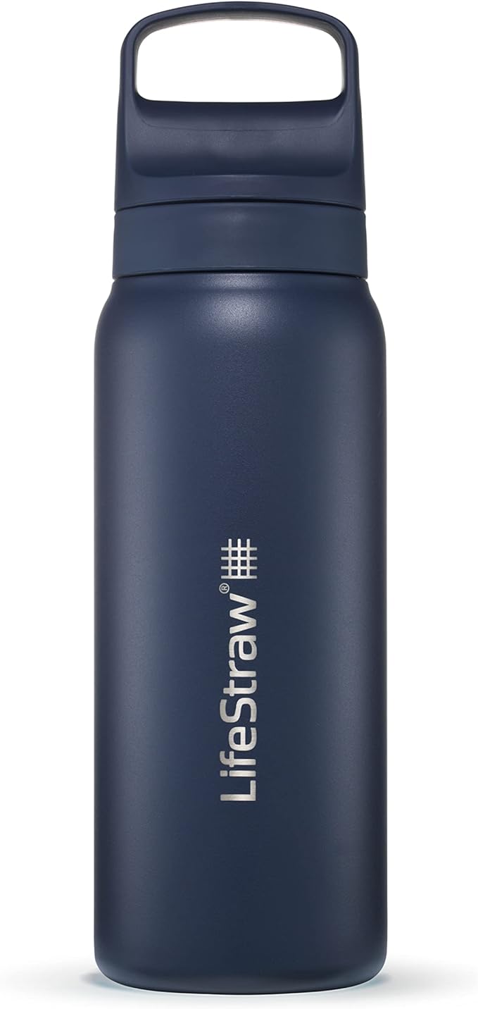 LifeStraw Go Series — Insulated Stainless Steel Water Filter Bottle by LifeStraw